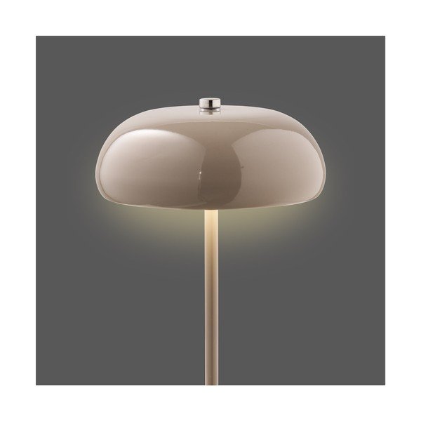 Sivorjava kovinska LED namizna svetilka (višina 23 cm) Margate – House Nordic-image-3