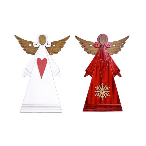Set 2 božičnih figuric Ego Dekor Angel Curl