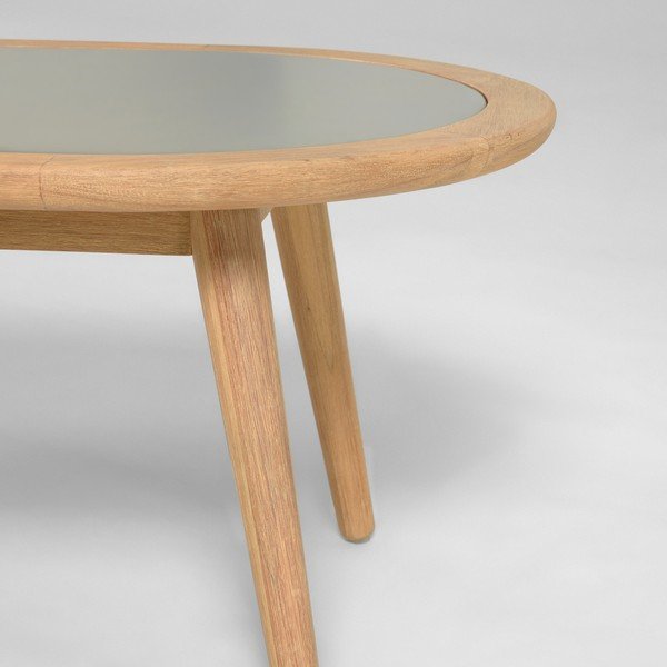 Vrtna miza iz evkaliptusovega lesa z betonsko ploščo Kave Home Glynis Nina-image-1