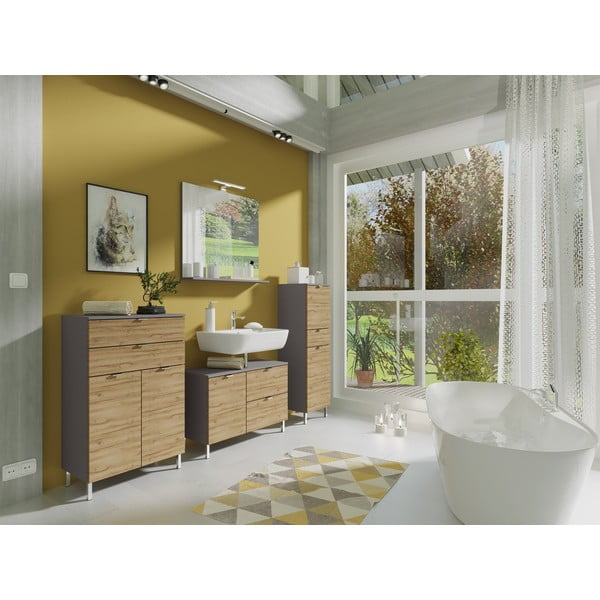 Omarica s hrastovim dekorjem Germania Mauresa, višina 120 cm-image-4