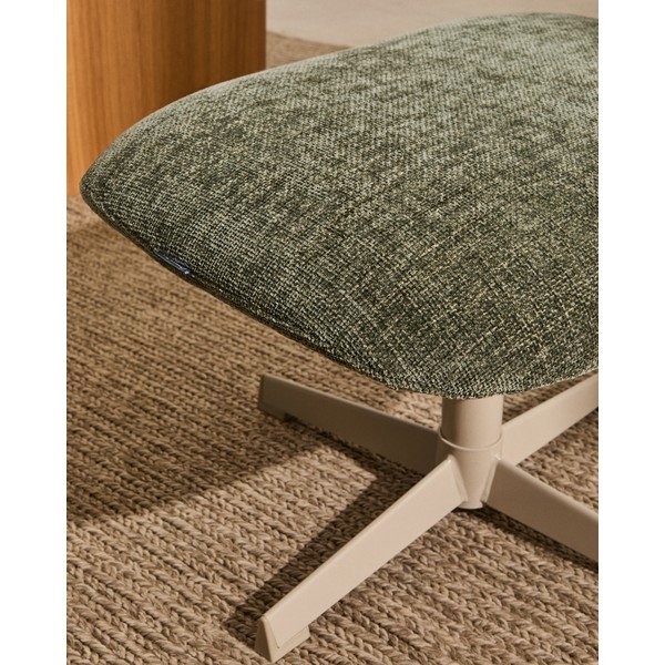 Zelen tabure iz šenilje Teryl – Kave Home-image-3