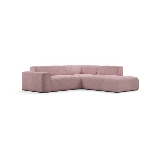 Roza sedežna garnitura Marie Claire Home Karen, desni kot-image-2