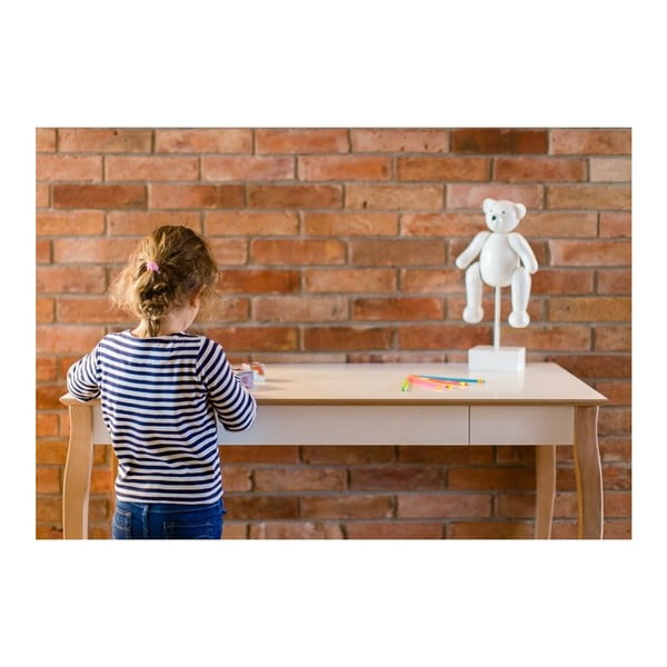 Bela pisalna miza Ragaba Lillo, dolžina 105 cm-image-2