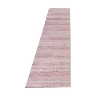 Svetlo rožnat tekač 80x300 cm Plus – Ayyildiz Carpets