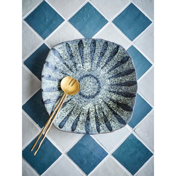 Siv servirni krožnik iz kamenine ø 32 cm Ramie – Bloomingville-image-1