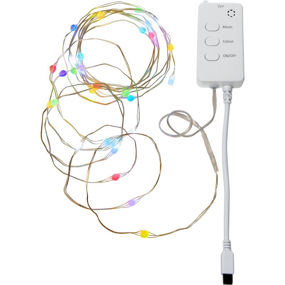 Svetlobna veriga število žarnic 30 ks na USB dolžina 300 cm Smart Strip
