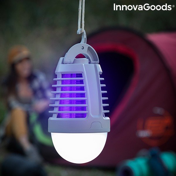 Akumulatorska svetilka proti komarjem 2 v 1 InnovaGoods-image-4