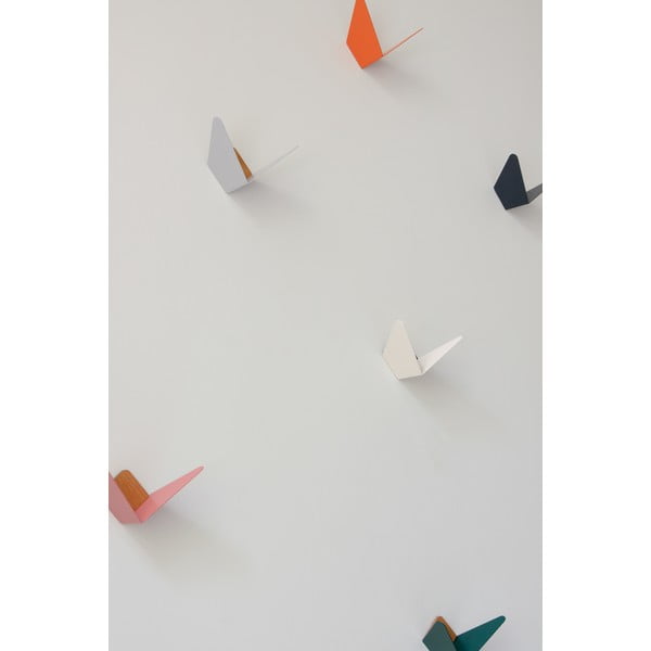 Jeklen stenski obešalnik Butterflies Mini – UMAGE-image-1