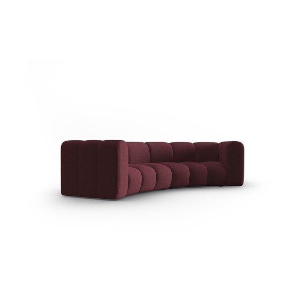 Bordo rdeča sedežna garnitura 322 cm Lupine – Micadoni Home-image-2