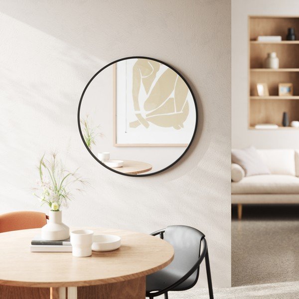 Stensko ogledalo ø 94 cm Hub – Umbra-image-2