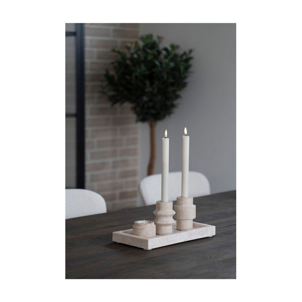 Kamniti svečniki v kompletu za čajno svečko 2 ks – House Nordic-image-1
