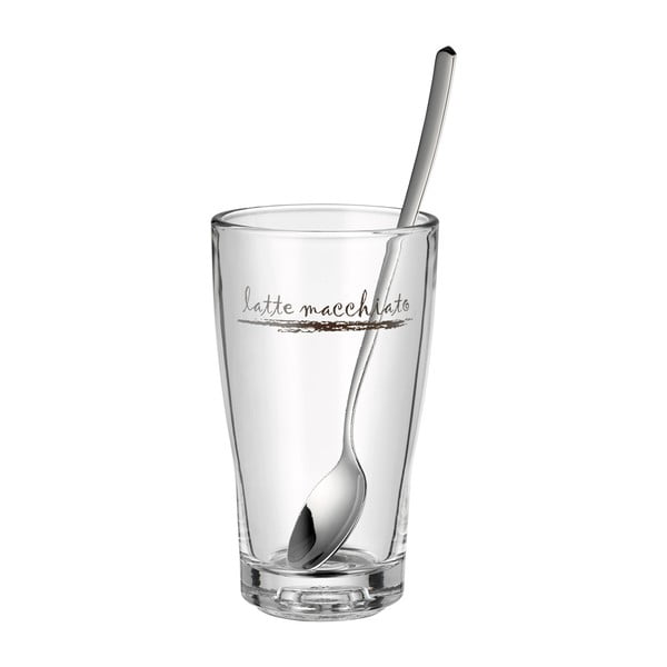 Steklene skodelice z žlicami v srebrni barvi v kompletu 6 ks 280 ml - WMF-image-2