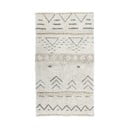 Kremno bela pralna ročno tkana volnena preproga 80x140 cm Lakota Day – Lorena Canals