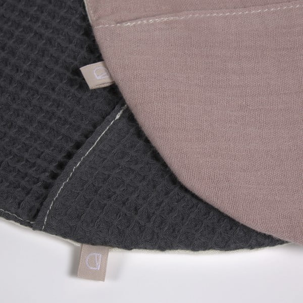 Komplet 2 slinčkov z žepom iz organskega bombaža Kave Home Marinet-image-1