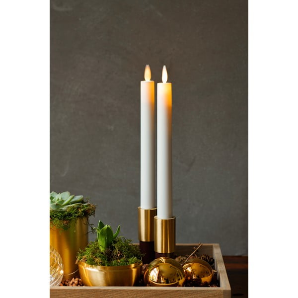 LED sveče v kompletu 2 ks na baterije (višina 25 cm) Sara Crown – Sirius-image-1
