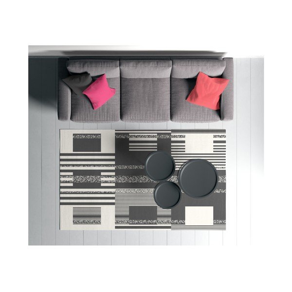 Siva preproga Oyo home Suzzo Gurma, 80 x 150 cm