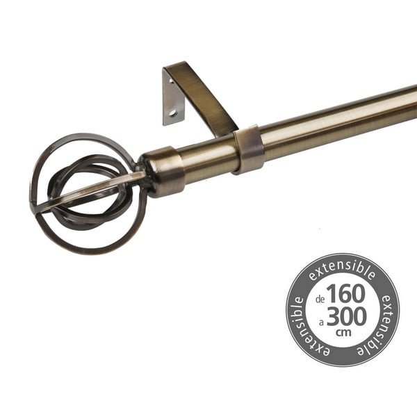 Kovinska karnisa z nastavljivo dolžino 160 - 300 cm – Casa Selección-image-1