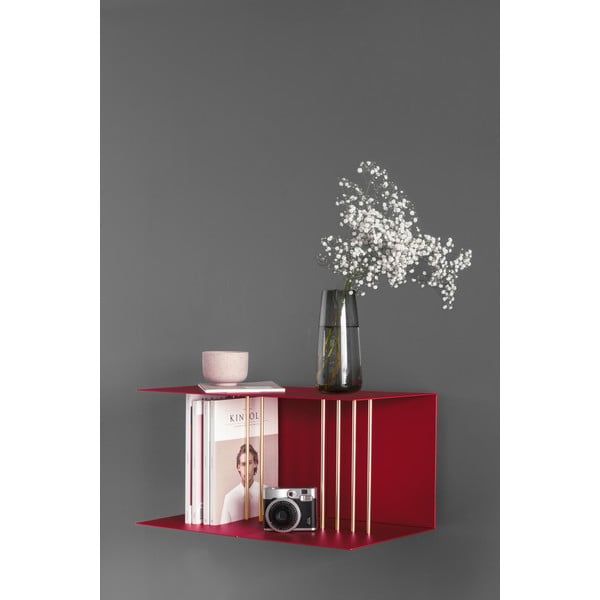 Rdeča kovinska polica Teaser – UMAGE-image-1