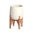 Keramičen okrasni cvetlični lonec ø 36 cm Karuna – Light & Living