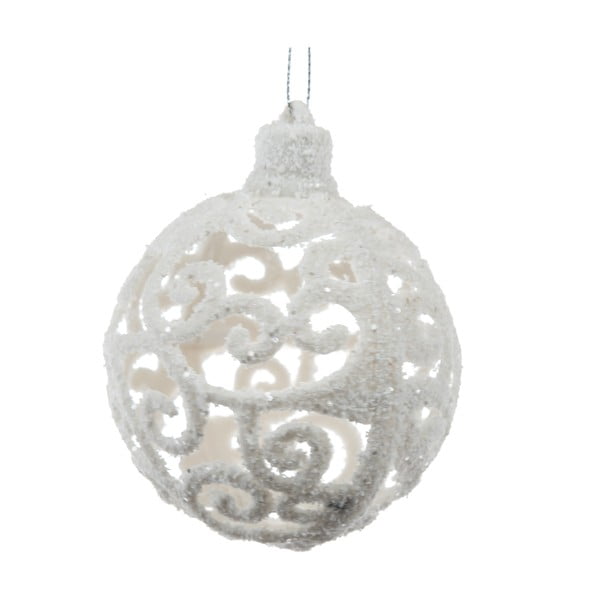 Srebrna viseča božična dekoracija Dakls
