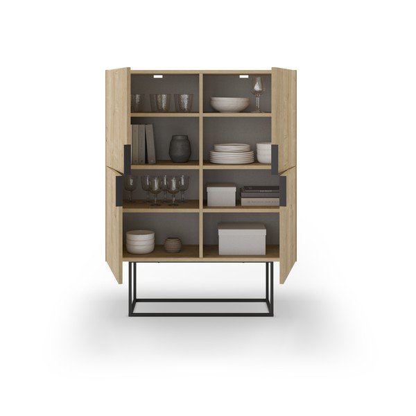 Omarica v hrastovem dekorju 100x130 cm Titan – Marckeric-image-4