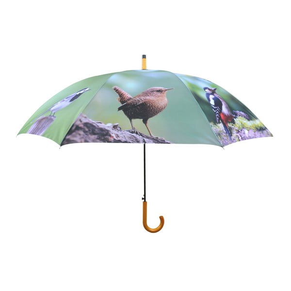 Dežnik z motivom ptice Esschert Design, ⌀ 120 cm