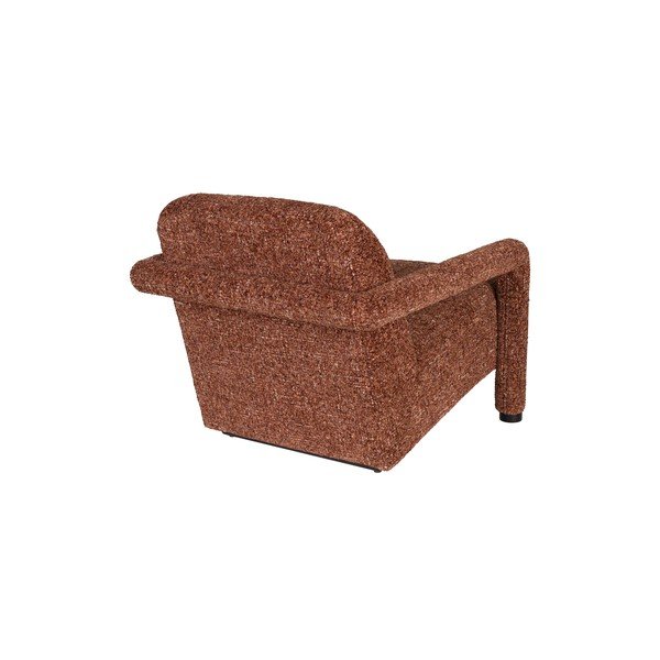 Rdeč fotelj iz šenilje Kent – Dutchbone-image-4