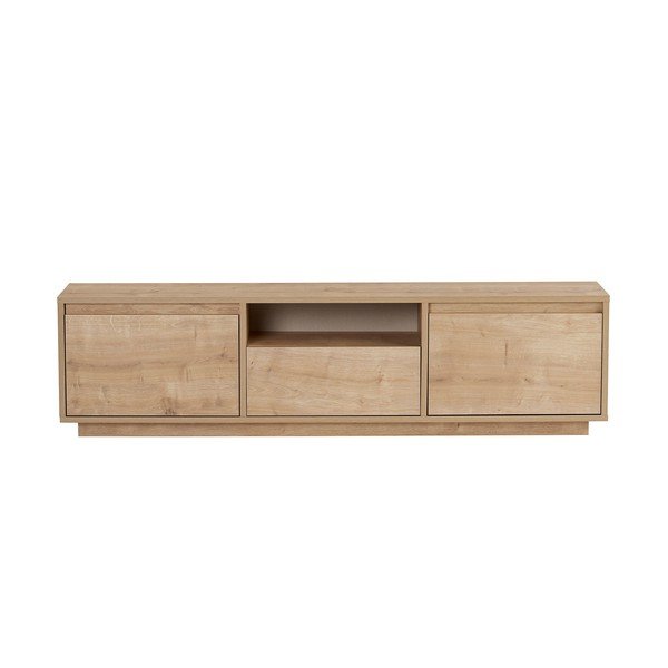 TV omarica v hrastovem dekorju v naravni barvi 160x42x30 cm Sentinel – Kalune Design-image-3