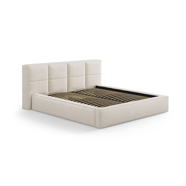 Kremno belo oblazinjeno vzglavje 229x100 cm Darren – Micadoni -image-3