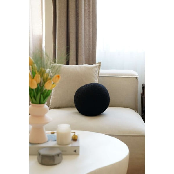 Okrasna blazina iz tkanine bouclé ø 25 cm Top – Mioli Decor-image-2