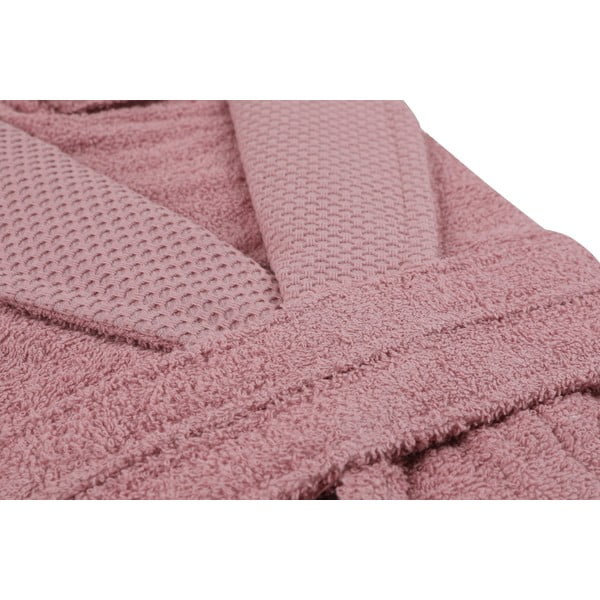 Rožnat bombažen kopalni plašč velikosti M Cappa – Foutastic-image-1