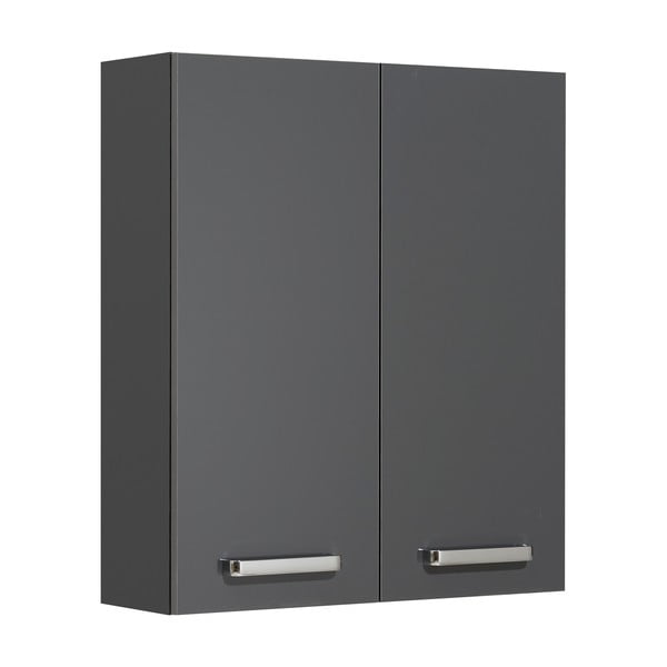 Temno siva stenska kopalniška omarica 60x70 cm Set 311 - Pelipal