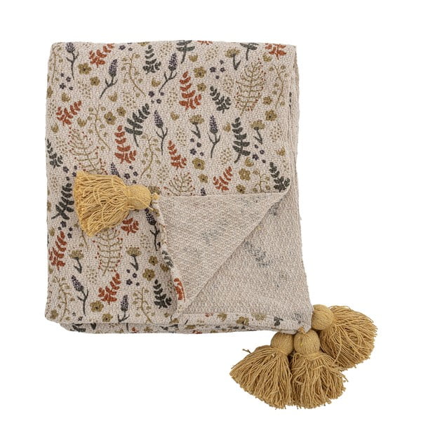 Bež otroška odeja 130x160 cm Filipa – Bloomingville Mini-image-3