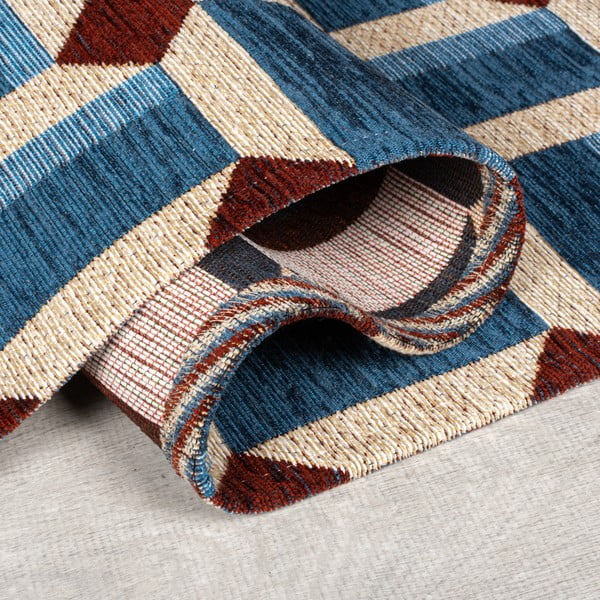 Moder tekač 60x230 cm Lennox Geometric – Flair Rugs-image-2