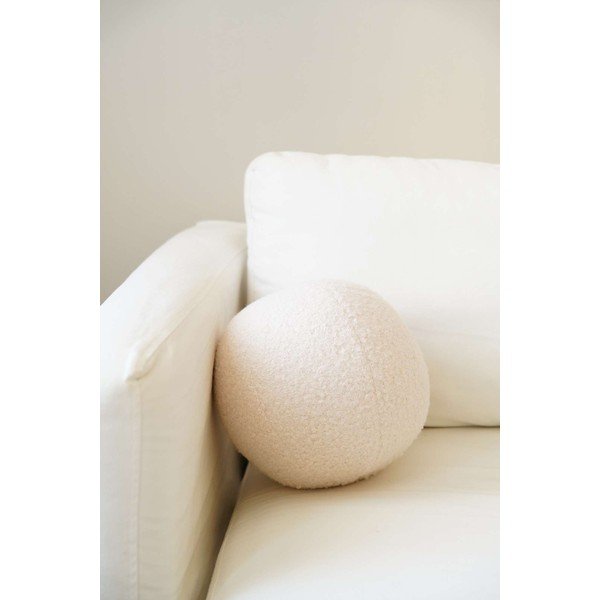 Okrasna blazina iz tkanine bouclé ø 20 cm Top – Mioli Decor-image-1