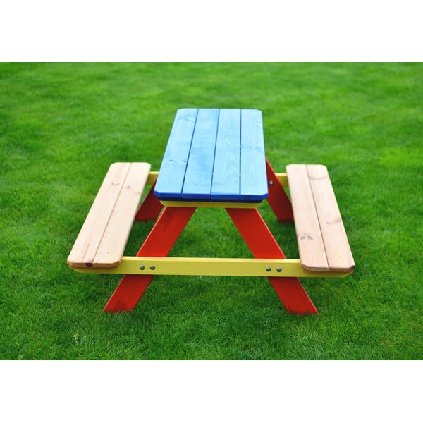 Otroška vrtna klop z mizo - Rojaplast-image-2