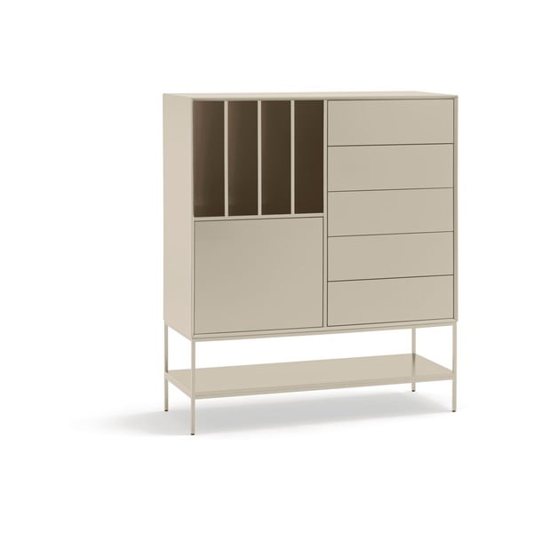 Kremno bela omarica 120x140x45 cm Platt – Teulat-image-2