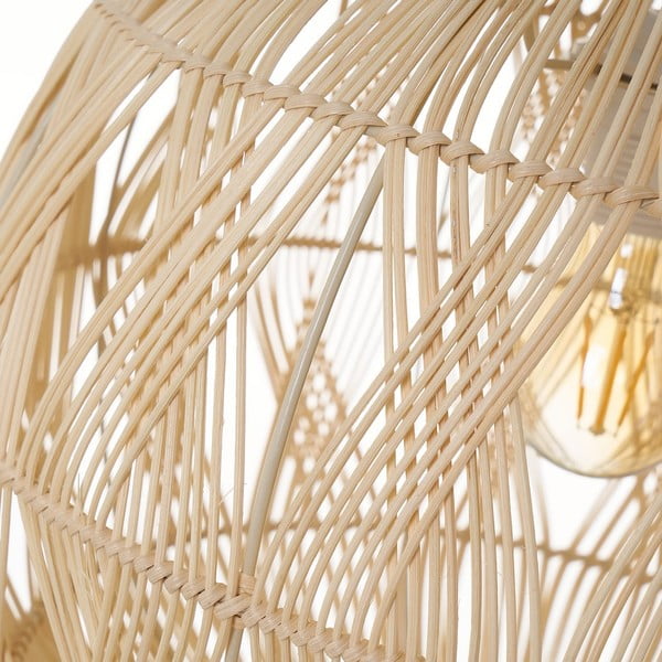 Stropna svetilka iz ratana v naravni barvi s senčnikom iz ratana ø 37 cm Natural Way – Casa Selección-image-2