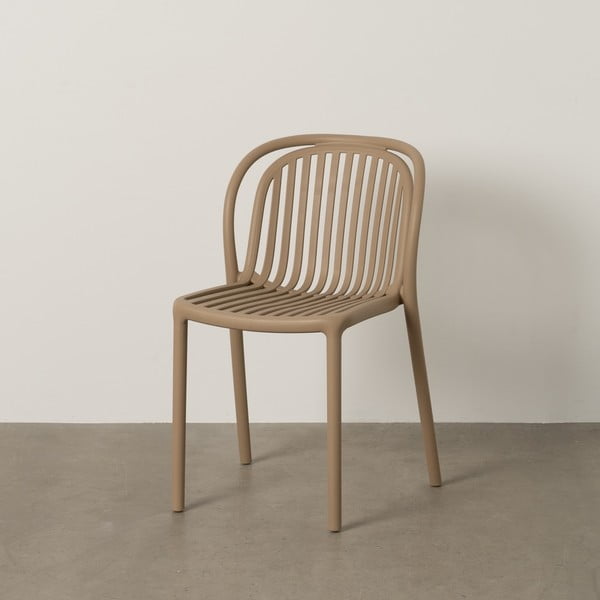 Bež plastičen jedilni stol Alia – Ixia-image-1