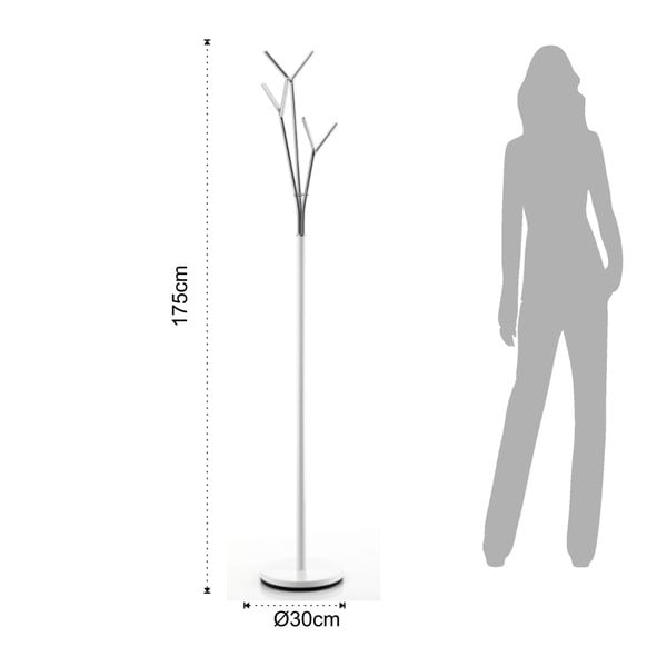 Kovinski obešalnik Tomasucci Dandy, višina 175 cm-image-2