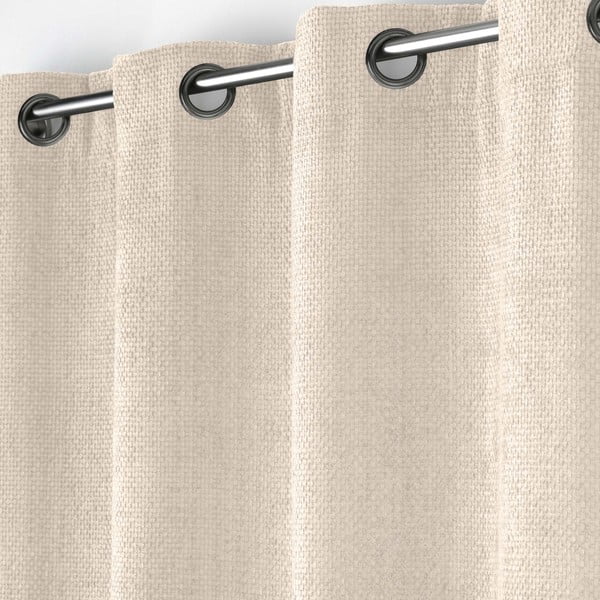 Bež zavesa iz šenilje 140x260 cm Leo – douceur d'intérieur-image-2