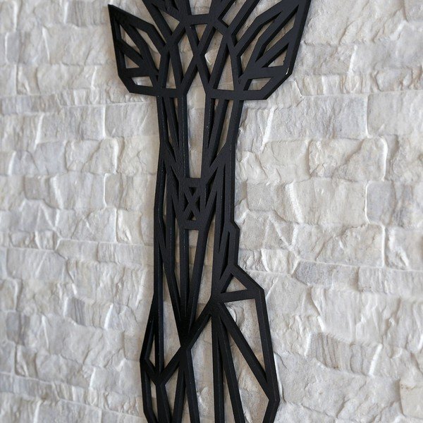 Črna stenska dekoracija Deer, 39 x 65 cm-image-3