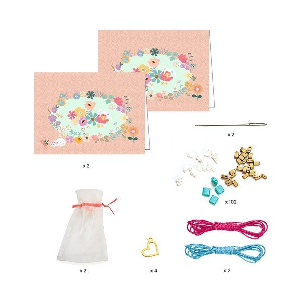 Ustvarjalni komplet Tila and Flowers - Djeco-image-2