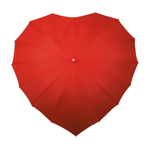 Ambiance Heart rdeč dežnik za golf, ⌀ 107 cm