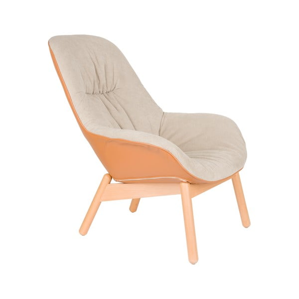 Bež fotelj Duke – White Label