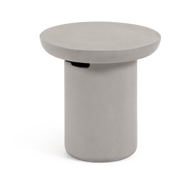 Betonska okrogla vrtna mizica ø 50 cm Taimi – Kave Home