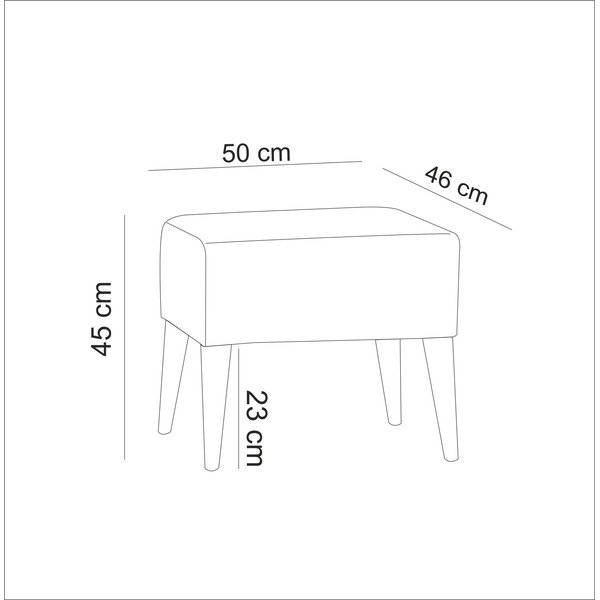 Temno siv tabure Christina-image-2