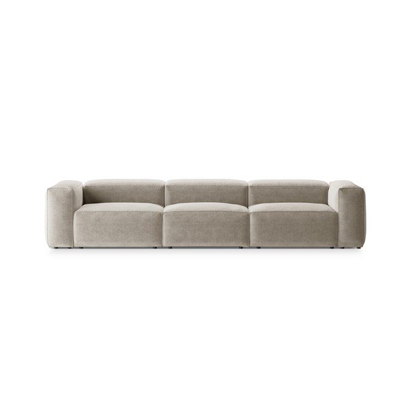 Bež sedežna garnitura 364 cm Bergamo – Cosmopolitan Design