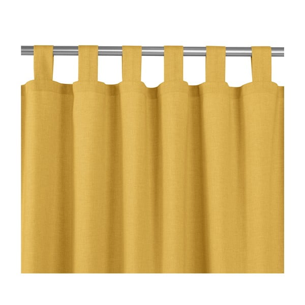 Temno rumena zavesa 220x175 cm Carmena - Homede