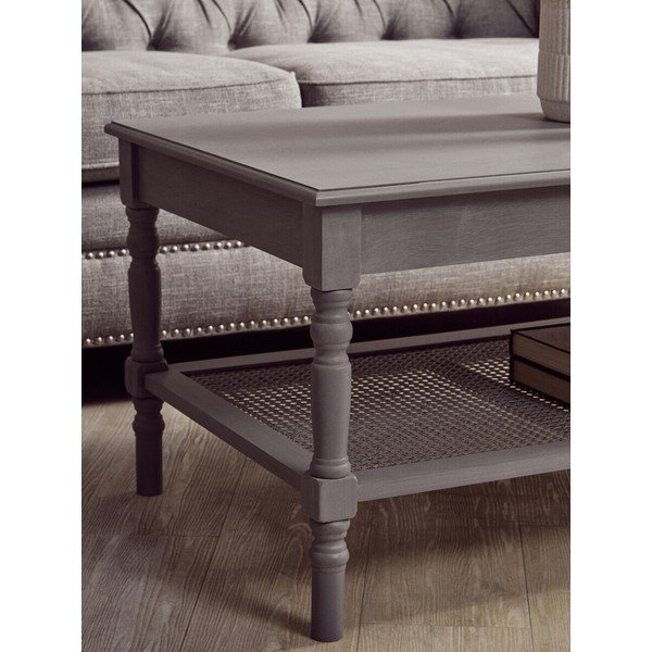 Siva klubska mizica 60x120 cm Heritage – Premier Housewares-image-2